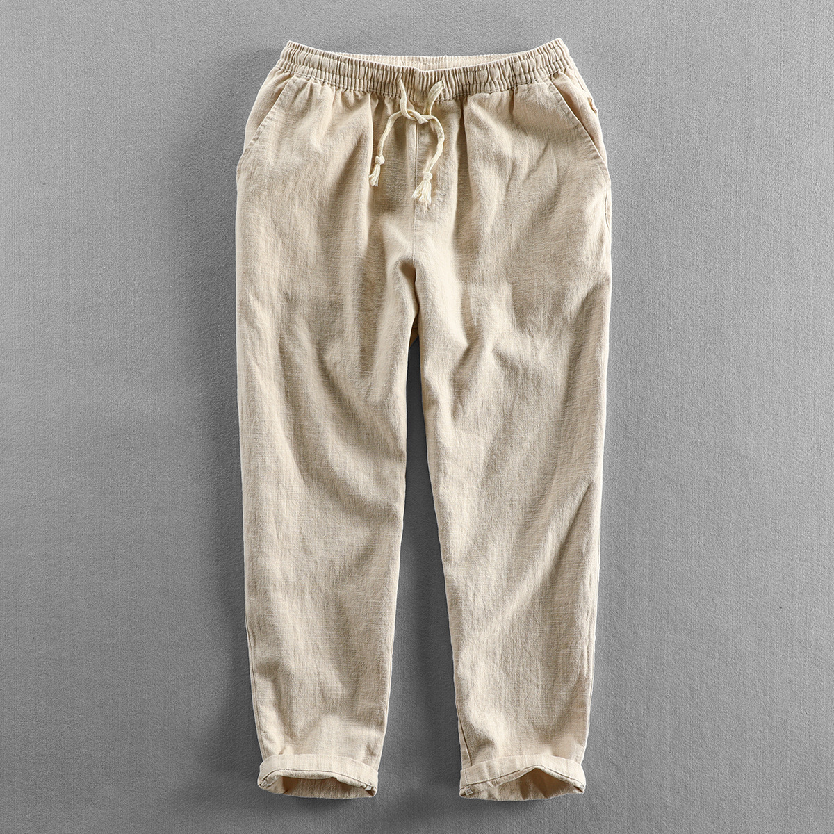 SECTIOND™ | LINEN STRAITCUT TROUSERS