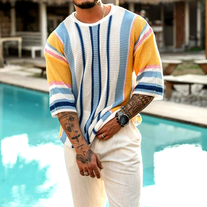 Serengeti | Stripe Knit Tee
