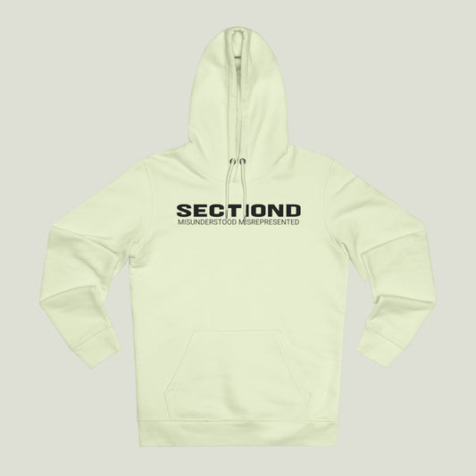 SECTIOND ESSENTIAL HOODIE - STEM GREEN