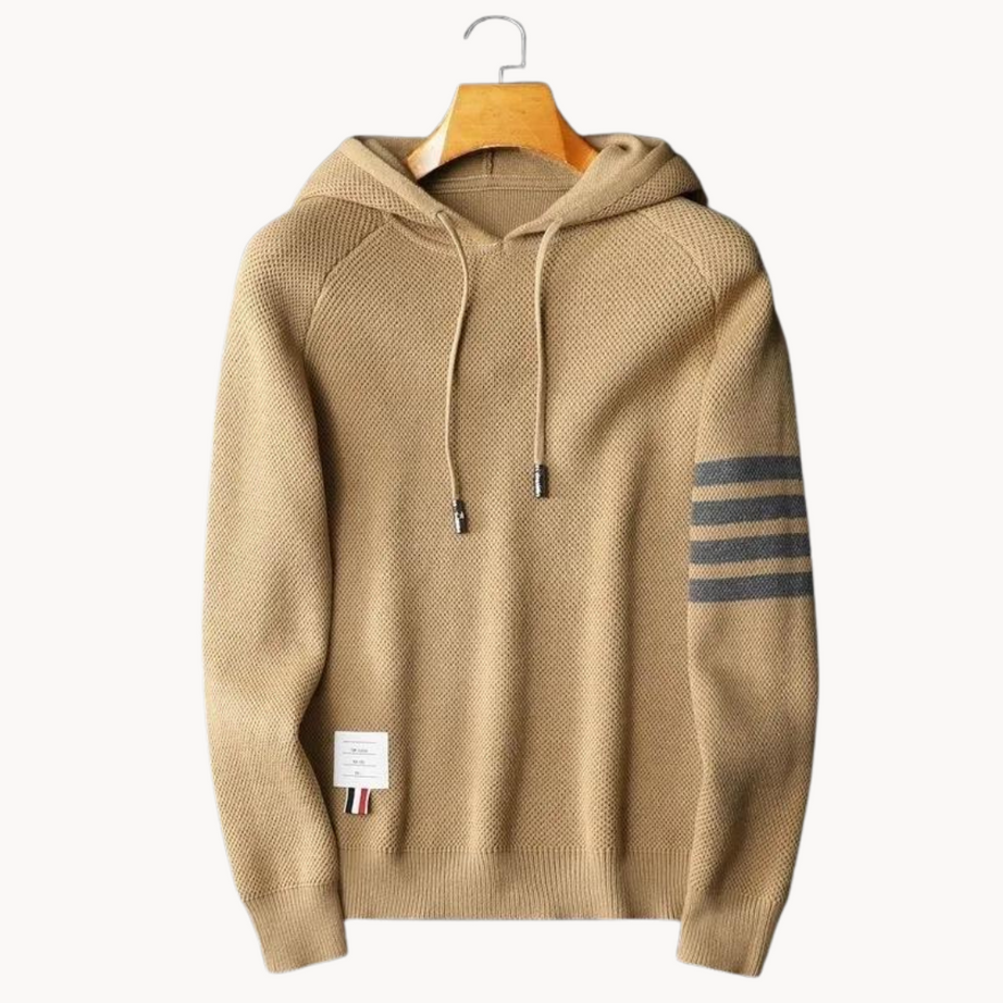 Lucian | Hooded Knit Sweater