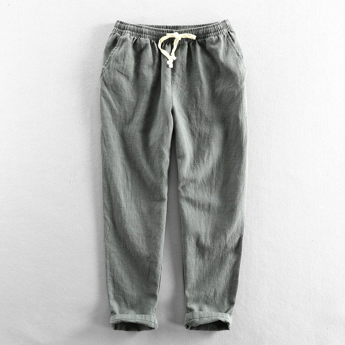 SECTIOND™ | LINEN STRAITCUT TROUSERS