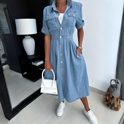 Denim Midi Dress