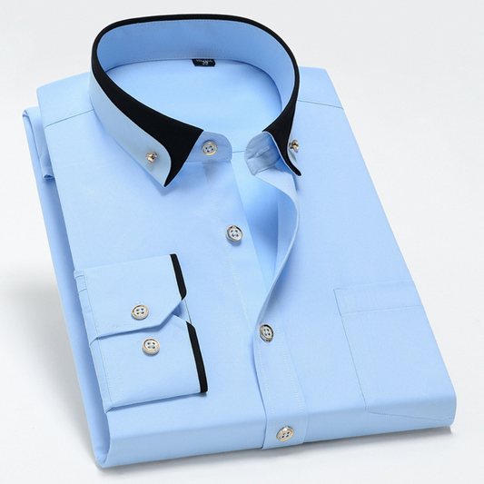 Dual Tone Long Sleeve Shirt