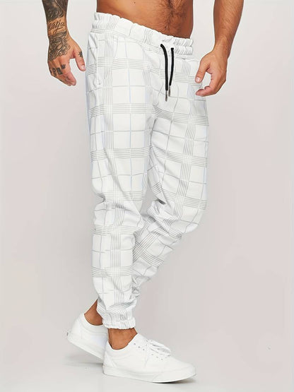 Striped Plaid Joggers