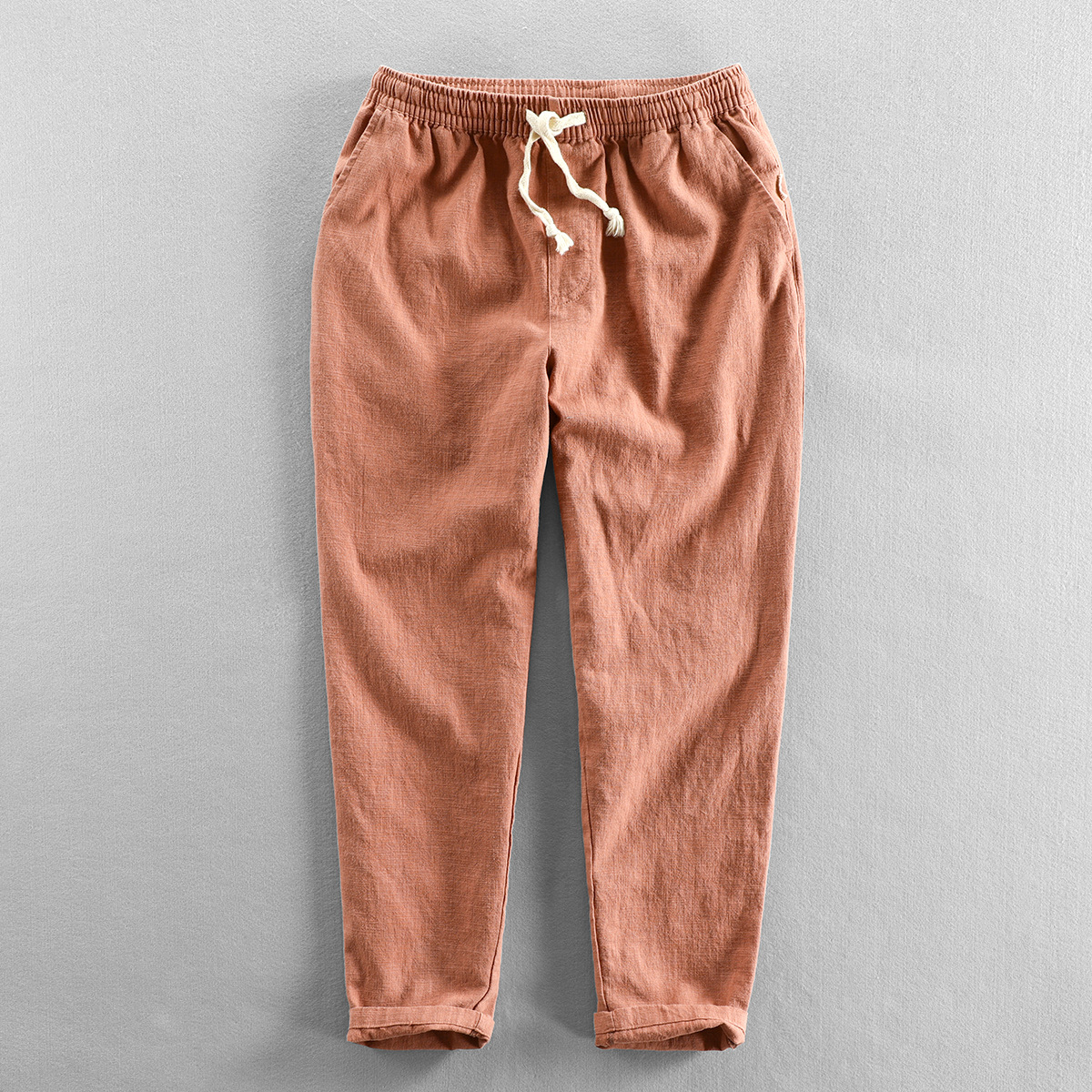 SECTIOND™ | LINEN STRAITCUT TROUSERS