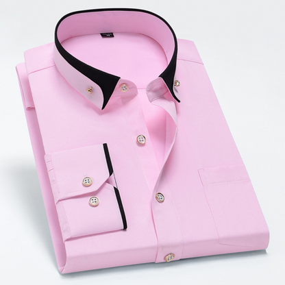 Dual Tone Long Sleeve Shirt