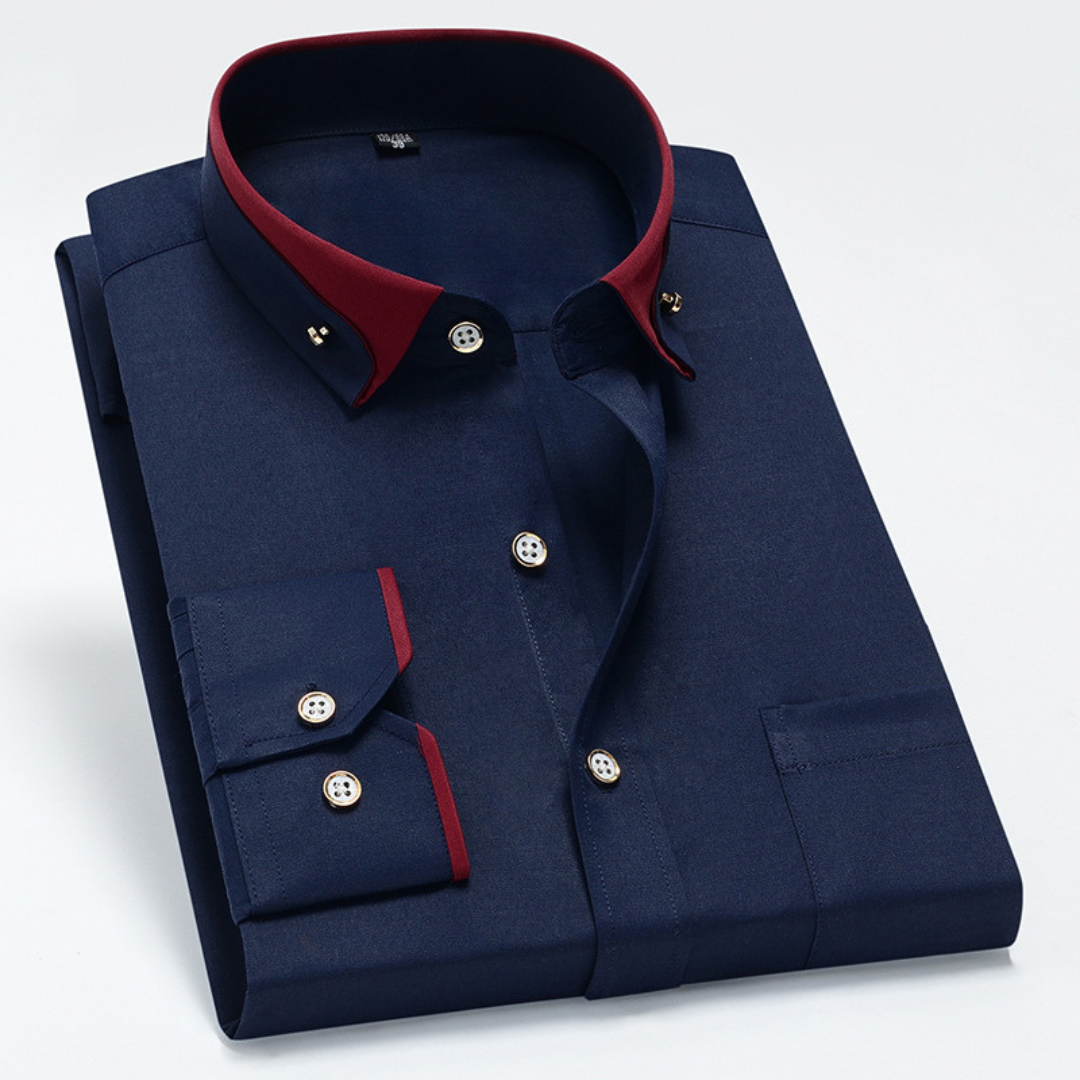 Dual Tone Long Sleeve Shirt