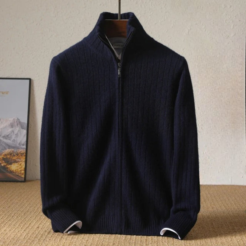 Nordic Ridge Ribbed Sweater