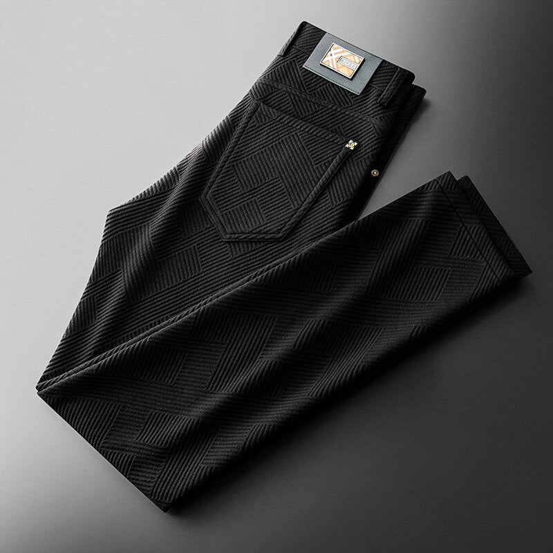 Jacquard Knit Trousers