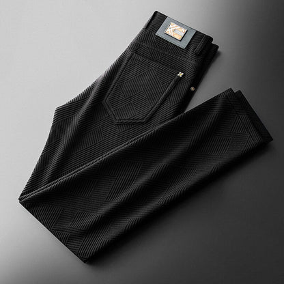 Jacquard Knit Trousers