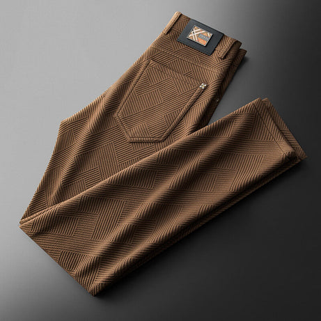 Jacquard Knit Trousers