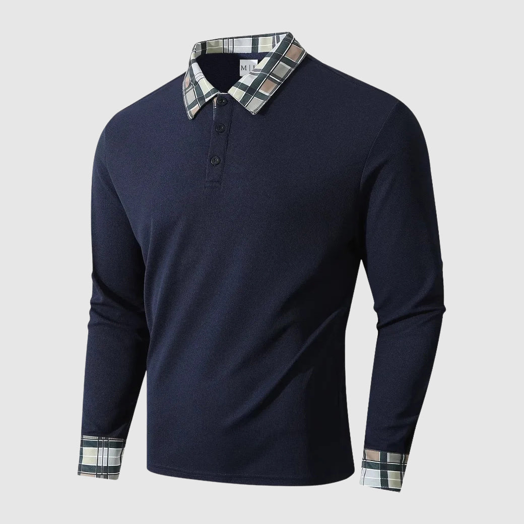 Heritage | Plaid Collar Polo