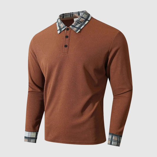 Heritage | Plaid Collar Polo