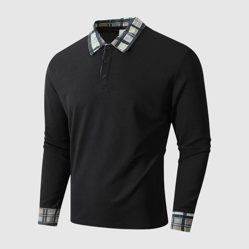Heritage | Plaid Collar Polo