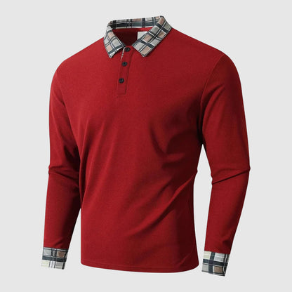 Heritage | Plaid Collar Polo