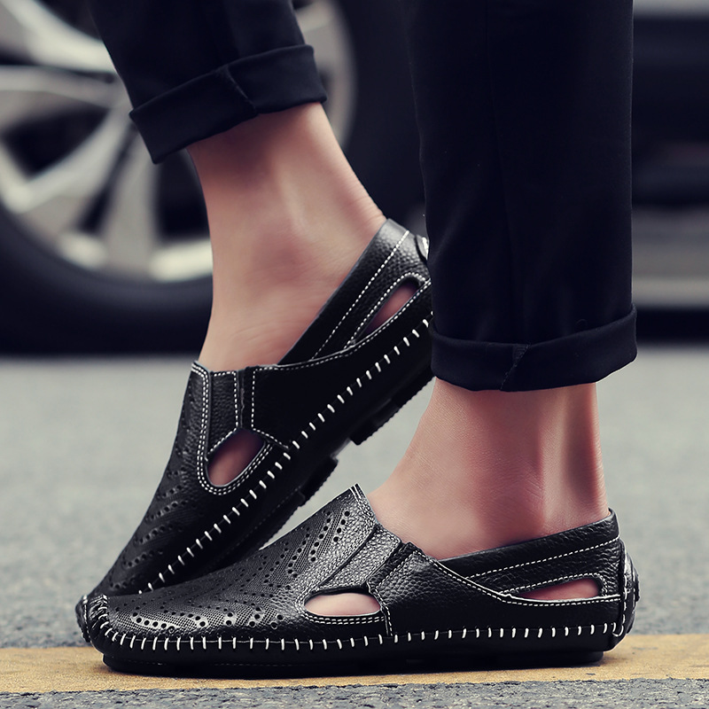 Aldric Perforated Loafer Mule