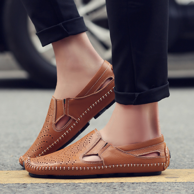 Aldric Perforated Loafer Mule