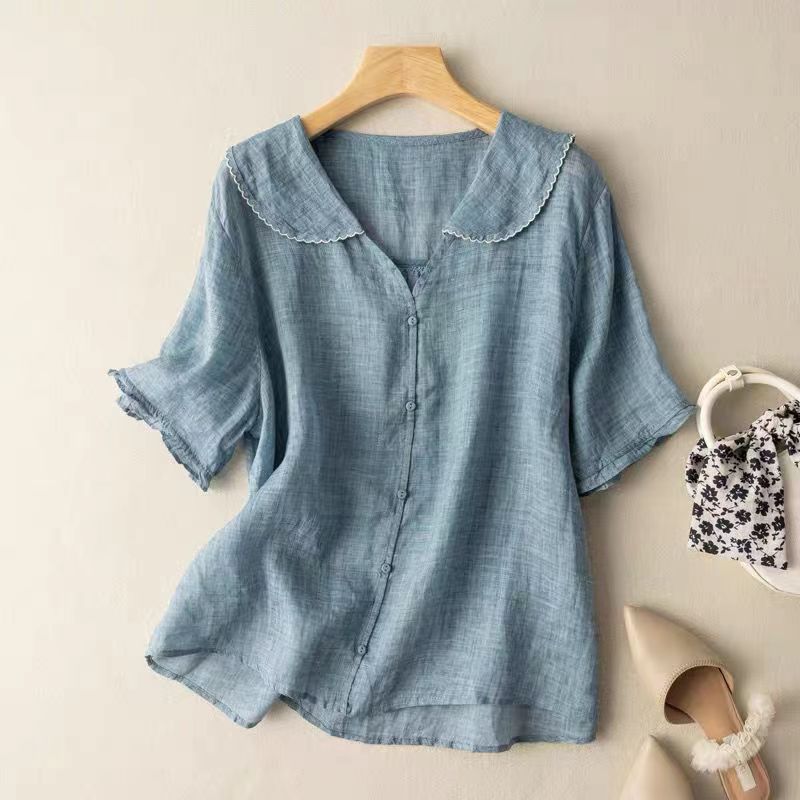 Lacy | Linen Blouse