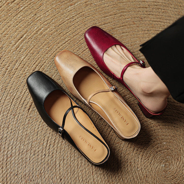 Éclat | Leather Mules