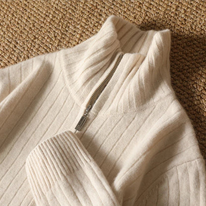 Nordic Ridge Ribbed Sweater
