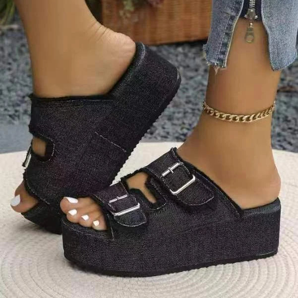 Denim Sandals