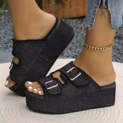 Denim Sandals
