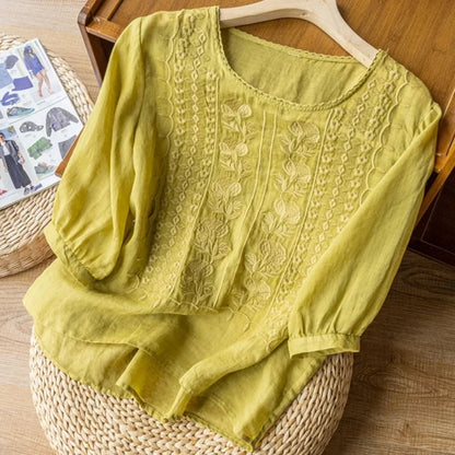 Luna | Linen Blouse