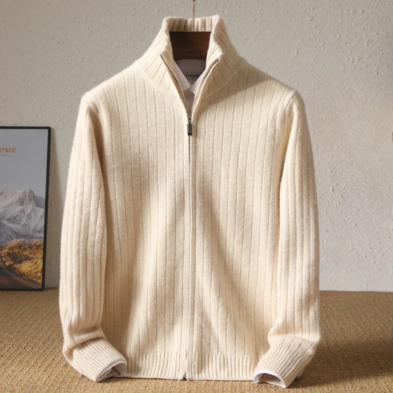 Nordic Ridge Ribbed Sweater