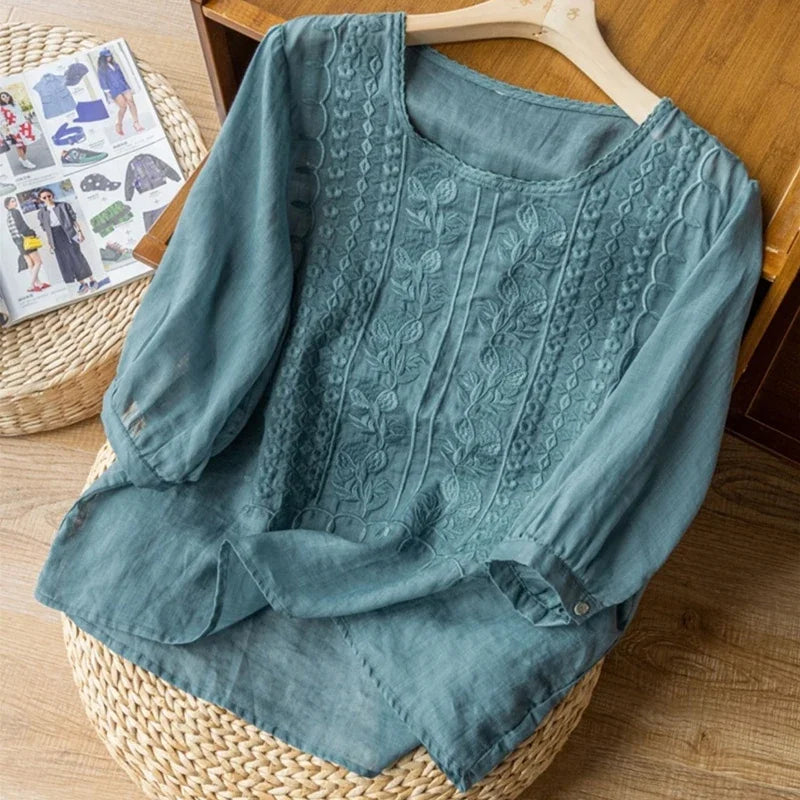 Luna | Linen Blouse