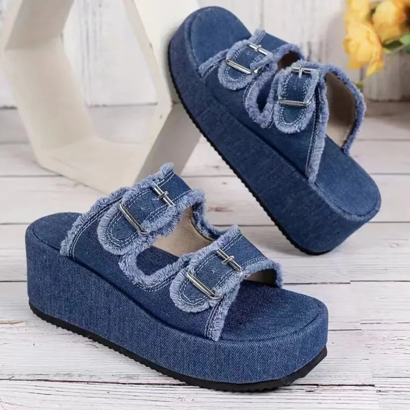 Denim Sandals