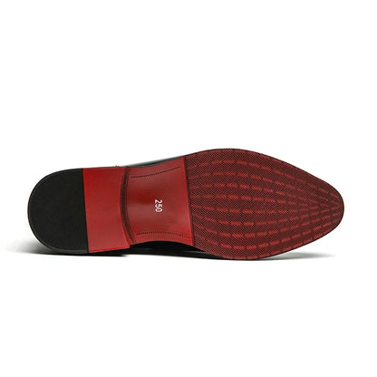 Rouge Chelsea Boots