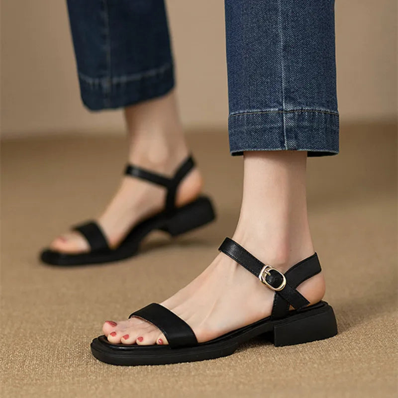 Aria | Buckle Strap Sandals