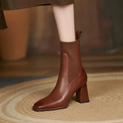 Olivia Knit Ankle Boots