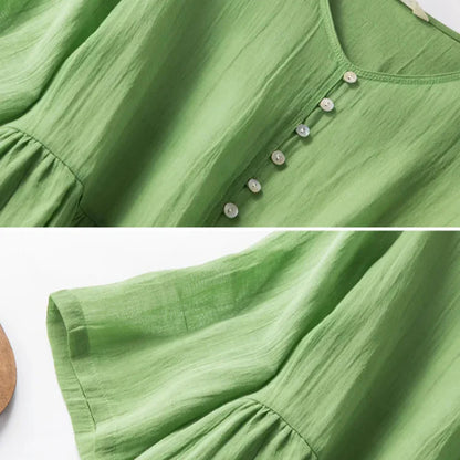 Linen Midi Dress