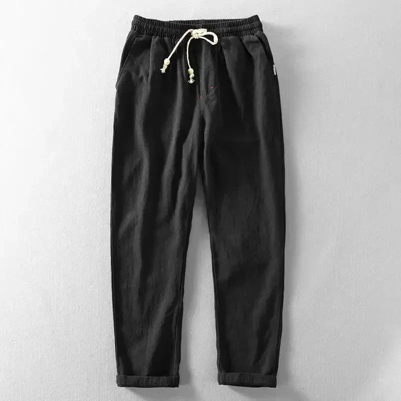 SECTIOND™ | LINEN STRAITCUT TROUSERS