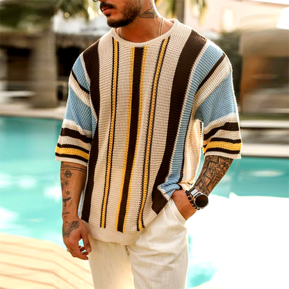 Serengeti | Stripe Knit Tee