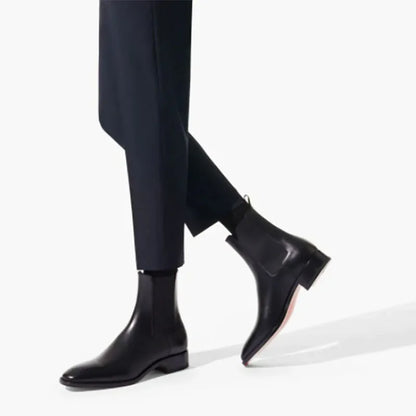 Rouge Chelsea Boots