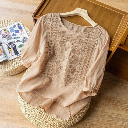 Luna | Linen Blouse