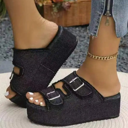 Denim Sandals