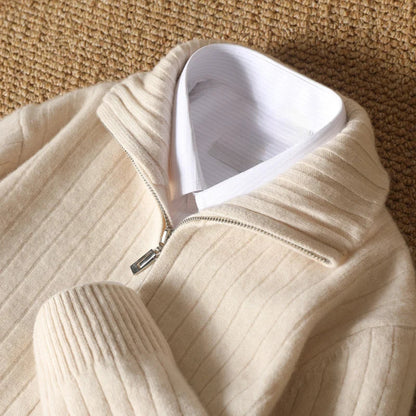 Nordic Ridge Ribbed Sweater