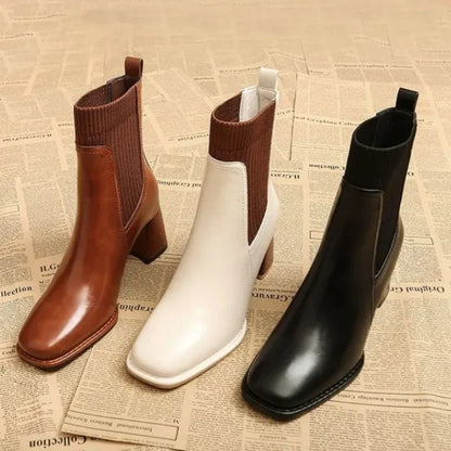 Olivia Knit Ankle Boots