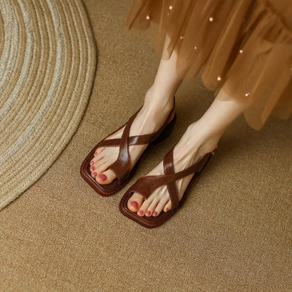 Ella | Cross Sandals