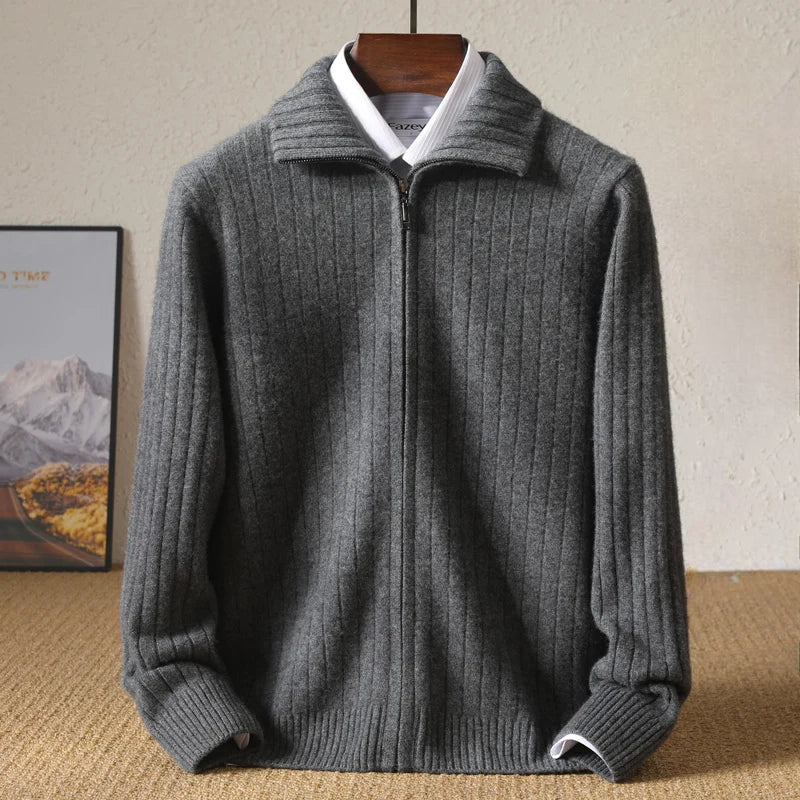 Nordic Ridge Ribbed Sweater