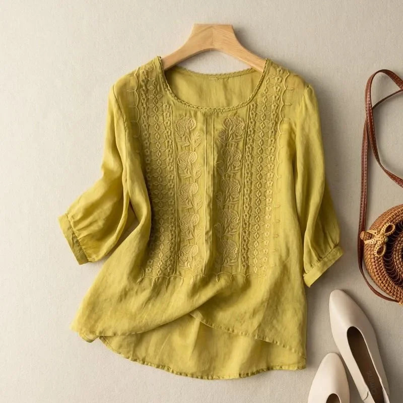 Luna | Linen Blouse