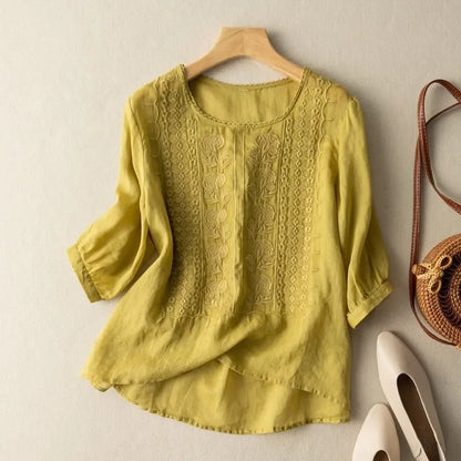 Luna | Linen Blouse