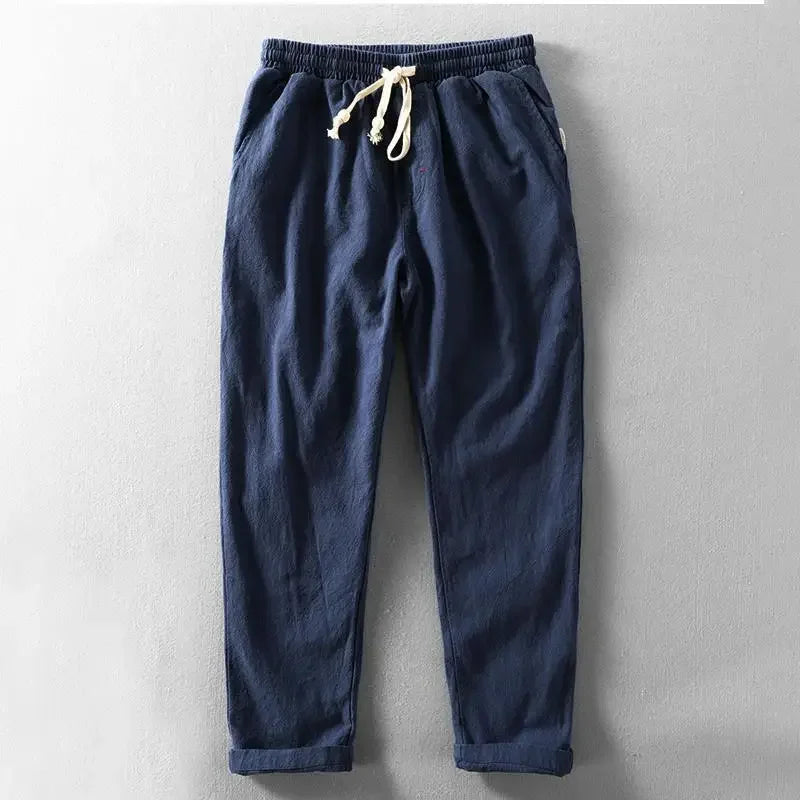 SECTIOND™ | LINEN STRAITCUT TROUSERS