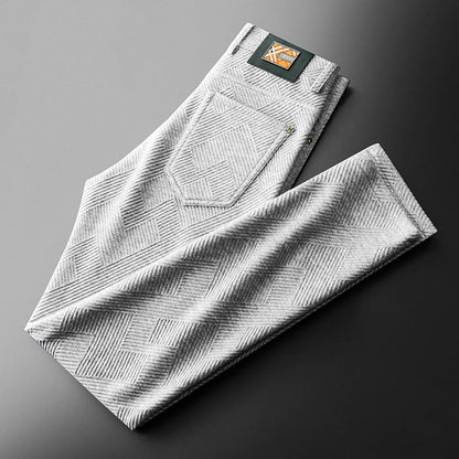 Jacquard Knit Trousers