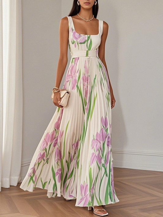 Ella - Elegant Floral Dress