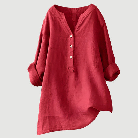 Ella | Buttoned Linen Shirt