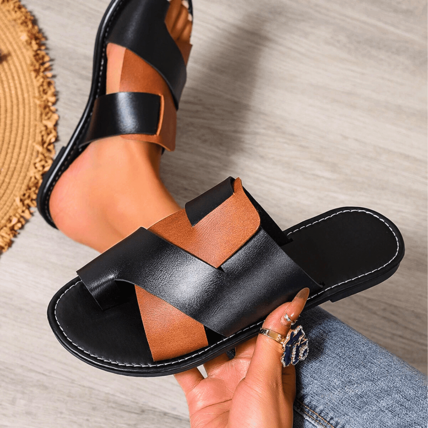 Two-Toned Sandals